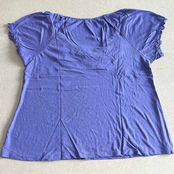 Old Navy Violet Peasant Top Blouse ALT ASO Elena Gilbert - Picture 4 of 7